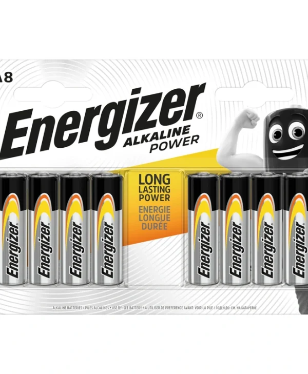 Energizer Power Αλκαλικές Μπαταρίες AA 1.5V 8τμχ