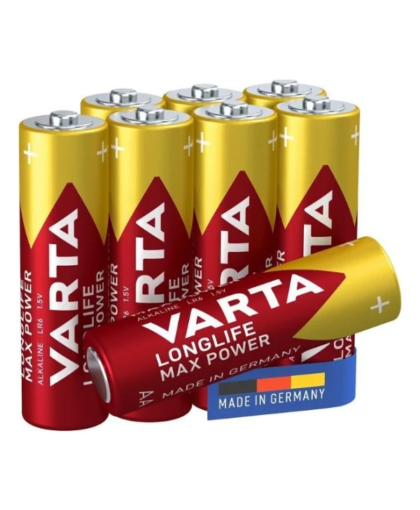 Varta Longlife Max Power Αλκαλικές Μπαταρίες AA 1.5V 8τμχ
