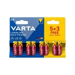 Varta Longlife Max Power Αλκαλικές Μπαταρίες AA 1.5V 8τμχ - Image 2