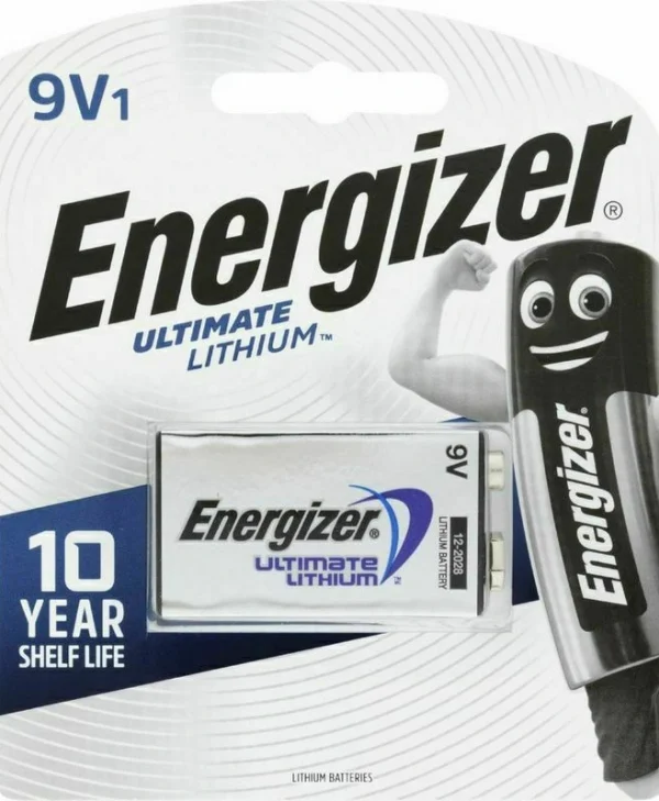 Energizer Ultimate Μπαταρία Λιθίου 9V 1τμχ