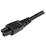 StarTech Schuko - IEC C5 Cable 3m Μαύρο S55157514 - Image 3