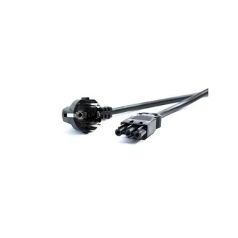 Bachmann Schuko - IEC C5 Cable 1.5m Μαύρο 375.000 375.000