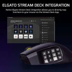 Corsair Scimitar Elite SE MMO Ασύρματο Gaming Ποντίκι Gun Metal - Image 6