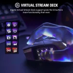 Corsair Scimitar Elite SE MMO Ασύρματο Gaming Ποντίκι Gun Metal - Image 11