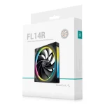 Deepcool FL14R Reverse Case Fan 140mm με ARGB Φωτισμό και Σύνδεση 4-Pin PWM - Image 2