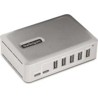 StarTech USB 3.0 Hub 7 Θυρών με σύνδεση USB-C Ασημί