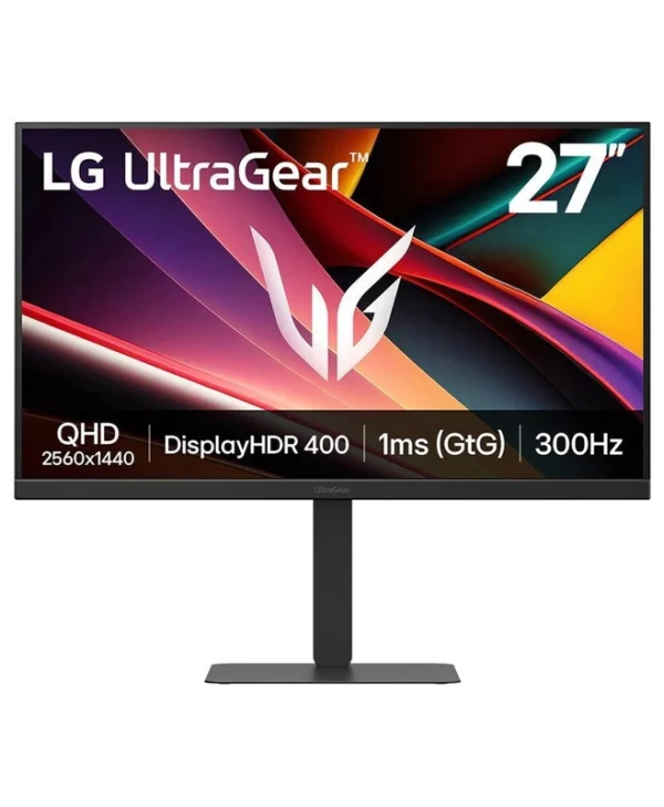 LG UltraGear IPS HDR Gaming Monitor 27" QHD 2560x1440 300Hz με Χρόνο Απόκρισης 1ms GTG