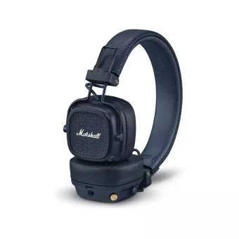 Marshall Major V Ασύρματα / Ενσύρματα On Ear Ακουστικά με 100 ώρες Λειτουργίας και Quick Charge Midnight Blue