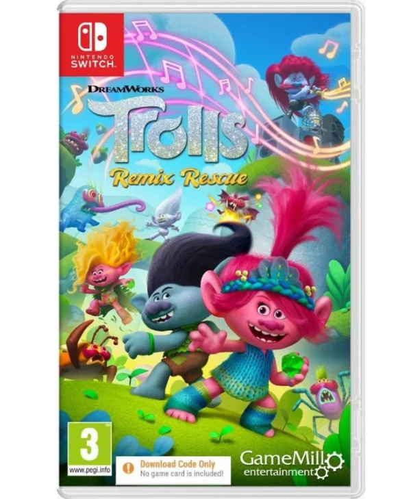 DreamWorks Trolls Remix Rescue (Code In A Box) Switch Game