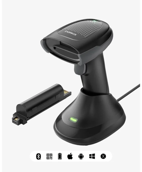 Inateck Scanner Χειρός Ασύρματο με Δυνατότητα Ανάγνωσης 1D Barcodes