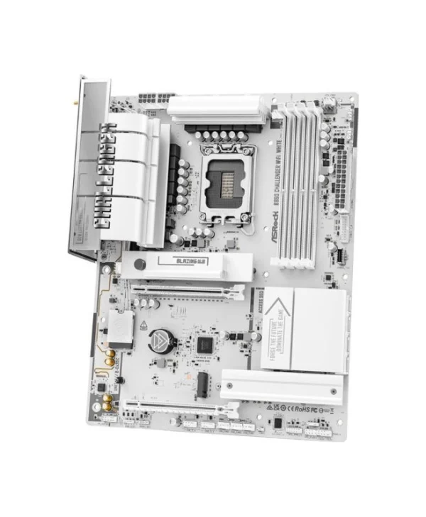 ASRock B860 Challenger WiFi White Motherboard ATX με Intel 1851 Socket 90-MXBUB0-A0UAYZ 90-MXBUB0-A0UAYZ