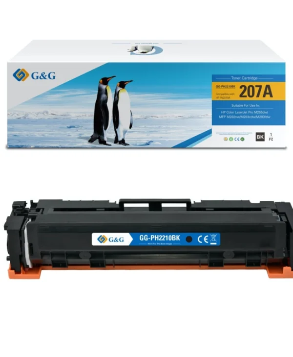 G&g Premium Toner 1.35k Hp 207a Black W2210a Hp207a