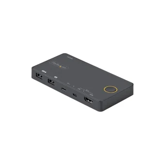 StarTech 2 Port Hybrid USB-A + HDMI & USB-C KVM Switch (SV221HUC4K) SV221HUC4K