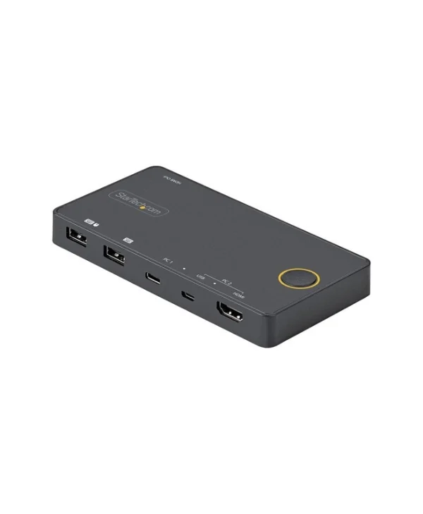 StarTech 2 Port Hybrid USB-A + HDMI & USB-C KVM Switch (SV221HUC4K) SV221HUC4K