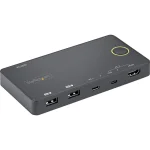 StarTech 2 Port Hybrid USB-A + HDMI & USB-C KVM Switch (SV221HUC4K) SV221HUC4K - Image 6
