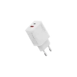 Digitus Φορτιστής Χωρίς Καλώδιο με Θύρα USB-A και Θύρα USB-C 20W Λευκός (DA-10300) DA-10300 - Image 2