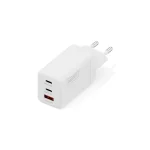 Digitus Φορτιστής Χωρίς Καλώδιο GaN με 2 Θύρες USB-A και Θύρα USB-C 67W Power Delivery Λευκός (DA-10303) DA-10303