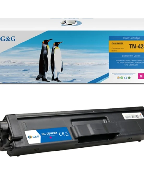 G&g Compatible Toner Cartridge Brother Tn423m Nt-cb423m Magenta 4000s