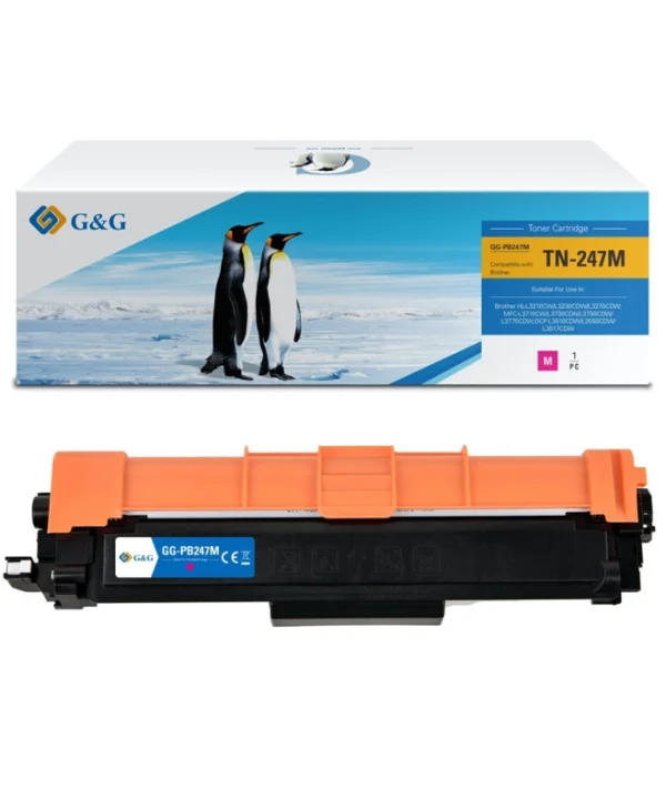 Premium Toner G&g 2.3k Brother Tn 247 Magenta Tn-247m Tn247m