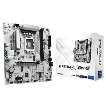 ASRock B760M-X Gen5 Motherboard Micro ATX με Intel 1700 Socket 90-MXBTR0-A0UAYZ 90-MXBTR0-A0UAYZ