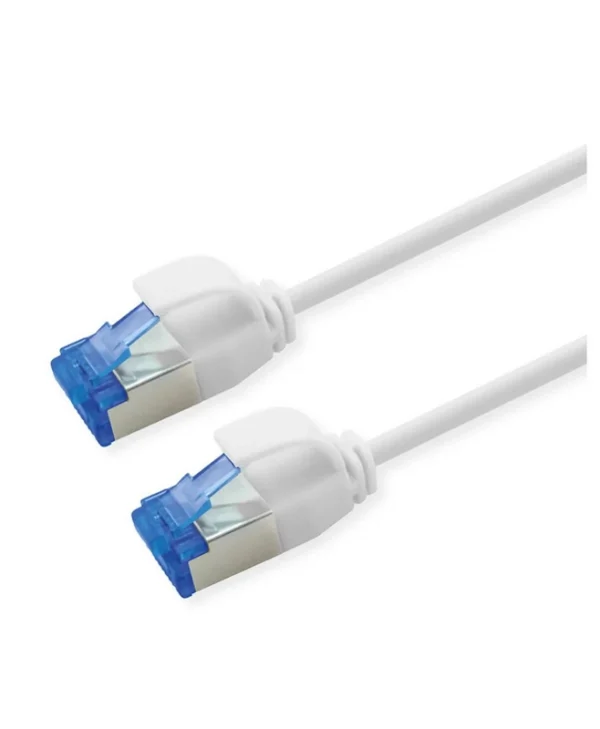 Roline S/FTP Cat.6a Καλώδιο Δικτύου Ethernet 2m Λευκό 1τμχ