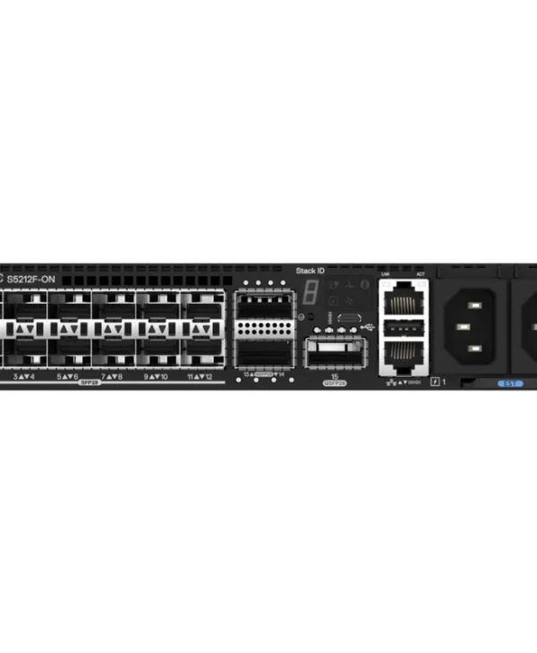 Dell EMC PowerSwitch S5212F-ON Managed L2 / L3 Switch με 48 Θύρες Gigabit (1Gbps) Ethernet και 12 SFP Θύρες