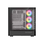 Modecom Volcano AQ500 Gaming Midi Tower Κουτί Υπολογιστή με Πλαϊνό Παράθυρο και ARGB Φωτισμό Μαύρο - Image 2