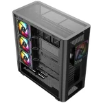 Modecom Volcano AQ500 Gaming Midi Tower Κουτί Υπολογιστή με Πλαϊνό Παράθυρο και ARGB Φωτισμό Μαύρο - Image 6