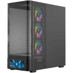 Modecom Volcano AQ500 Gaming Midi Tower Κουτί Υπολογιστή με Πλαϊνό Παράθυρο και ARGB Φωτισμό Μαύρο - Image 7