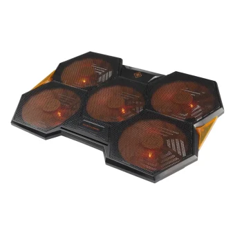 Deltaco Cooling Pad για Laptop έως 17.3" με 5 Ανεμιστήρες και Φωτισμό (GAM-072) GAM-072