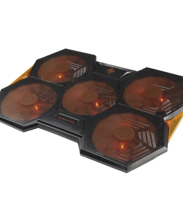 Deltaco Cooling Pad για Laptop έως 17.3" με 5 Ανεμιστήρες και Φωτισμό (GAM-072) GAM-072