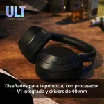 Sony ULT WEAR Ασύρματα / Ενσύρματα Over Ear Ακουστικά με 30 ώρες Λειτουργίας και Quick Charge Μαύρα - Image 7