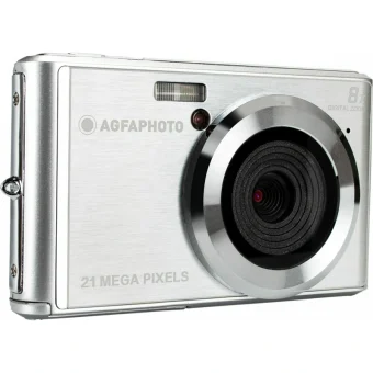 AgfaPhoto DC5200 Compact Φωτογραφική Μηχανή 21MP με Οθόνη 2.4" και Ανάλυση Video 1280 x 720 pixels Ασημί