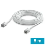 Ubiquiti U/UTP Cat.6a Καλώδιο Δικτύου Ethernet εξωτερικού χώρου 8m Λευκό 1τμχ