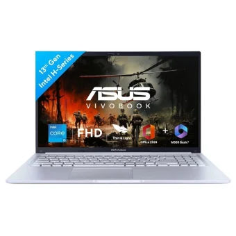 Asus Vivobook X1502VA-BQ681W 15.6" FHD (i5-13420H/16GB/512GB SSD/W11 Home) Cool Silver (US Keyboard) X1502VA-BQ681W