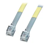 Lindy Flat Τηλεφωνικό Καλώδιο RJ11 6P4C 5m Γκρι (34225) 34225 - Image 2