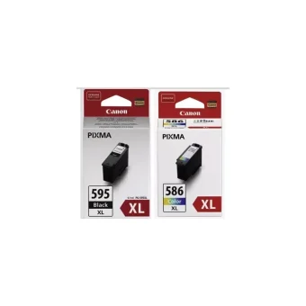 Canon PG-595XL/ CL-586XL Γνήσιο Photo Value Pack με 2 Μελάνια Εκτυπωτή InkJet Μαύρο / Πολλαπλό (Color) (7170C004) 7170C004