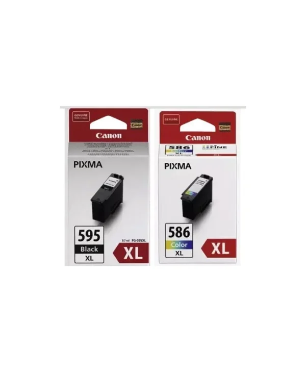Canon PG-595XL/ CL-586XL Γνήσιο Photo Value Pack με 2 Μελάνια Εκτυπωτή InkJet Μαύρο / Πολλαπλό (Color) (7170C004) 7170C004
