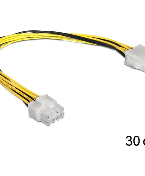 DeLock 8-Pin EPS - 8-Pin EPS Cable 0.3m Πολύχρωμο 83342 83342