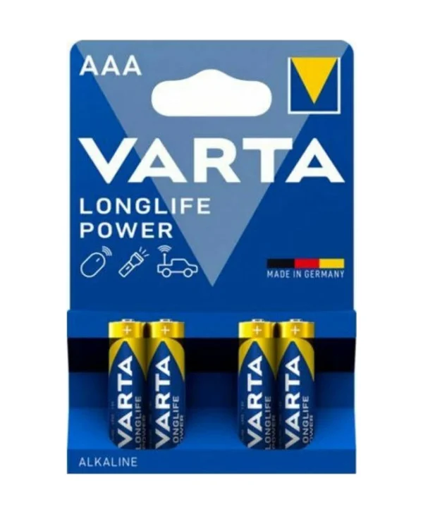 Varta LongLife Power Αλκαλικές Μπαταρίες AAA 1.5V 4τμχ