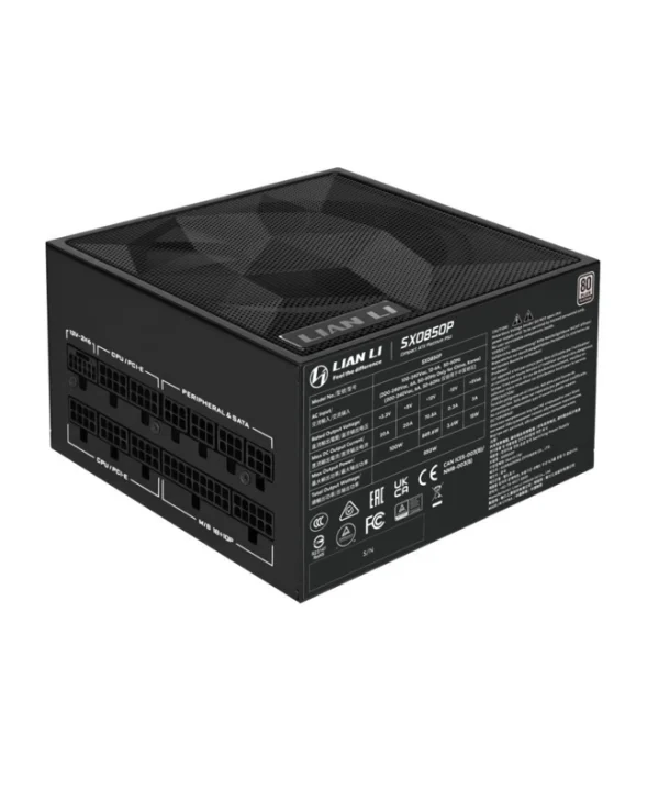 Lian Li SX0850P ATX3.1 850W Μαύρο Τροφοδοτικό Υπολογιστή Full Modular 80 Plus Platinum