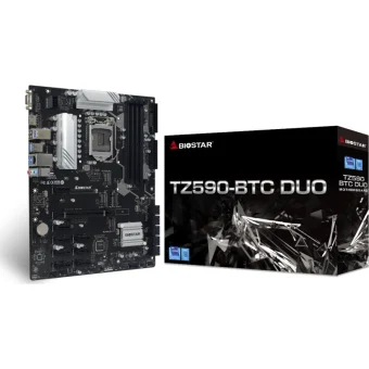 Biostar TZ590-BTC DUO Motherboard ATX με Intel 1200 Socket TZ590-BTC DUO