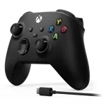 Microsoft Ασύρματο & Ενσύρματο Gamepad για Xbox Series Μαύρο