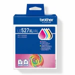 Brother LC527XLVAL Γνήσιο Πακέτο 4 Μελανιών Εκτυπωτή InkJet Κίτρινο / Κυανό / Ματζέντα / Μαύρο LC527XLVAL
