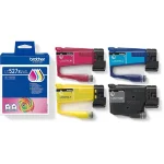 Brother LC527XLVAL Γνήσιο Πακέτο 4 Μελανιών Εκτυπωτή InkJet Κίτρινο / Κυανό / Ματζέντα / Μαύρο LC527XLVAL - Image 4