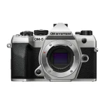 Olympus Om-5 Ii Body Silver Bls-50 Battery Eyecup Usb Connection Cable Shoulder Strap V210070sw000