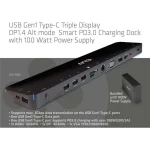 Club3D USB-C / USB-A Docking Station με 4K PD Ethernet Μαύρο (CSV-1565) CSV-1565 - Image 3