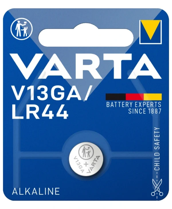 Varta V13GA Αλκαλική Μπαταρία Ρολογιών LR44 1.5V 1τμχ