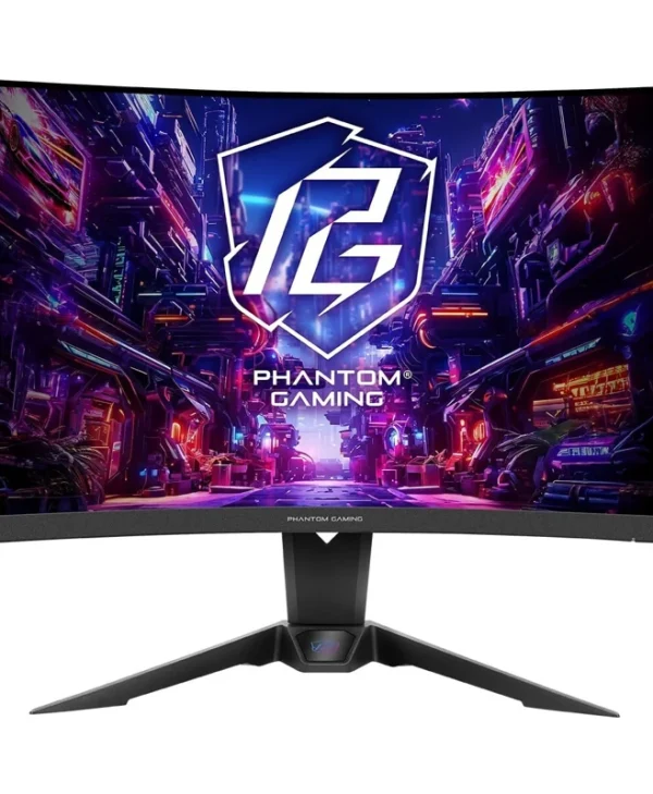 ASRock Phantom Gaming PG27QRT2A VA HDR Curved Gaming Monitor 27" QHD 2560x1440 180Hz με Χρόνο Απόκρισης 5ms GTG