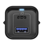 Icy Box Φορτιστής Χωρίς Καλώδιο GaN με Θύρα USB-A και Θύρα USB-C 20W Power Delivery Μαύρος (IB-PS1020-PD) IB-PS1020-PD - Image 4